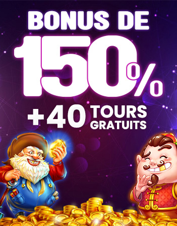 Bonus 150% + 40 Free spins